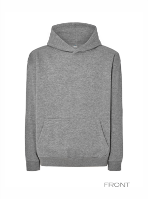 Essential hoodie sa tiskom siva